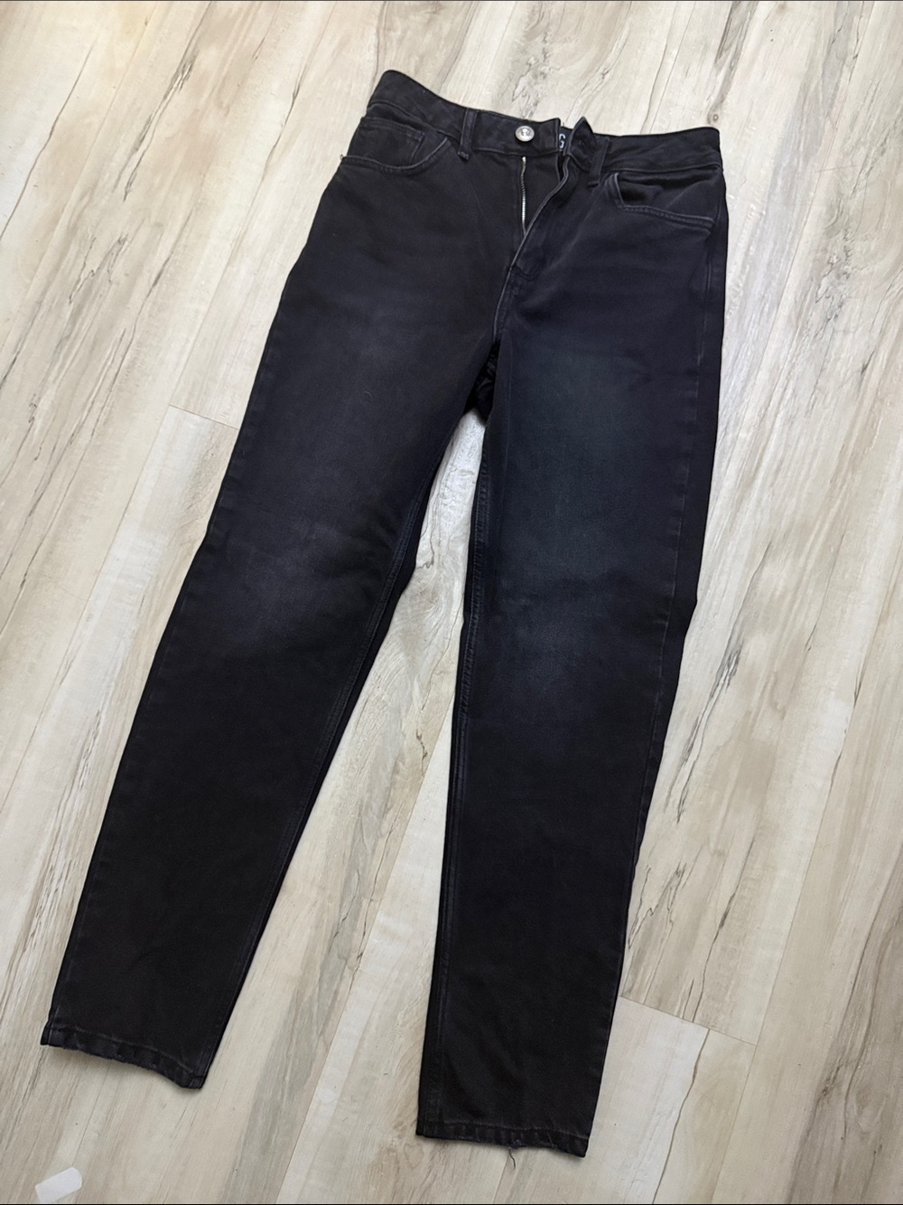 BDG High-Rise Black Straight Jeans